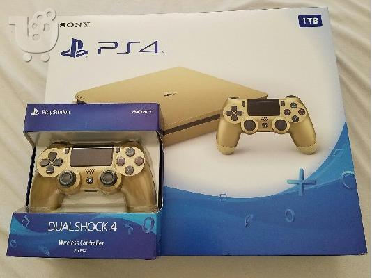 PoulaTo: Sony PlayStation 4 Slim Limited Edition 1TB χρυσό κονσόλα / xbox 360